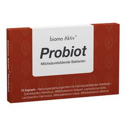 Abbildung: Biomo Aktiv Probiot Kapseln Kapseln, 15 St PZN 10979083