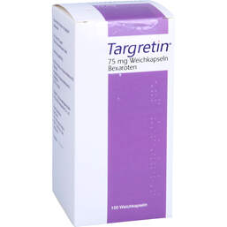 Abbildung: Targretin 75 mg Weichkapseln 100 St, Weichkapseln PZN 10984084