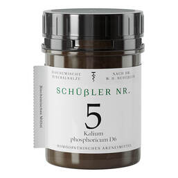 Abbildung: Schüssler Nr.5 Kalium phosphoricum D 6 Tabletten 1000 St, Tabletten PZN 10990564