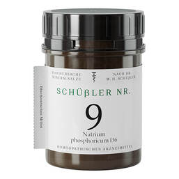 Abbildung: Schüssler Nr.9 Natrium phosphoricum D 6 Tabletten 1000 St, Tabletten PZN 10990647
