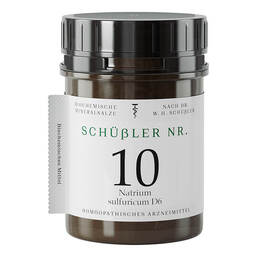 Abbildung: Schüssler Nr.10 Natrium sulfuricum D 6 Tabletten 1000 St, Tabletten PZN 10990676