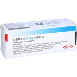 Abbildung: Ubretid Tabletten 5 mg 50 St, Tabletten PZN 10992267