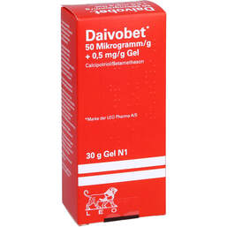 Abbildung: Daivobet 50 Mikrogramm / g + 0,5 mg / g Gel 30 g, Gel PZN 10992273