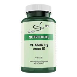 Abbildung: Vitamin D3 2.000 I.E. Kapseln 90 St, Kapseln PZN 10993918