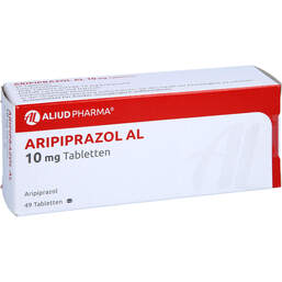 Abbildung: Aripiprazol AL 10 mg Tabletten 49 St, Tabletten PZN 10994705