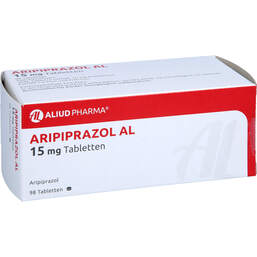 Abbildung: Aripiprazol AL 15 mg Tabletten 98 St, Tabletten PZN 10994763