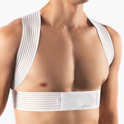 Abbildung: Bort elastischer Geradehalter Größe 1 weiß 1 St, Bandage PZN 10995254