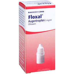 Abbildung: Floxal 3 mg / ml Augentropfen 5 ml, Augentropfen PZN 10999393