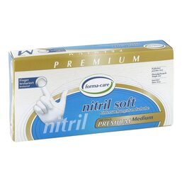Abbildung: Forma-care soft Premium Untersuchungshandschuhe Nitril Pf.Größe M Handschuhe, 100 St PZN 11000552