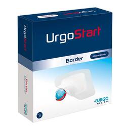 Abbildung: Urgostart Border 10x10 cm Schaumstoffwundverband 10 St, Verband PZN 11000859