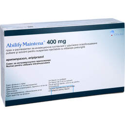 Abbildung: Abilify Maintena 400 mg P. + L.z.H.e.Depot-Inj-Suspension 1 St, Pulver und Lösungsmittel zur Herstellung einer Depot-Injektionssuspension PZN 11004136