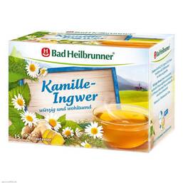 Abbildung: Bad Heilbrunner Tee Kamille-Ingwer Filterbeutel Filterbeutel, 15X2.0 g PZN 11004395