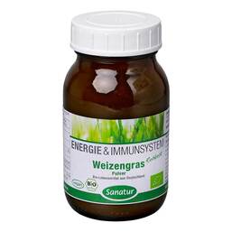 Abbildung: Bio Weizengras Pulver Pulver, 90 g PZN 11013230