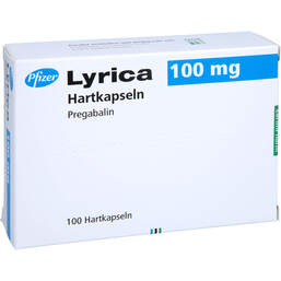 Abbildung: Lyrica 100 mg Hartkapseln 100 St, Hartkapseln PZN 11016004
