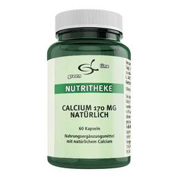 Abbildung: Calcium 170 mg natürlich Kapseln 60 St, Kapseln PZN 11016317