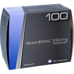 Abbildung: Sildehexal 100 mg Tabletten 48 St, Tabletten PZN 11017156