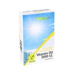 Abbildung: Vitamin D3 2000 I.E. Vegi Kapseln Kapseln, 60 St PZN 11023228