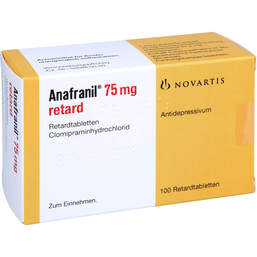 Abbildung: Anafranil 75 mg retard Tabletten 100 St, Retard-Tabletten PZN 11024860