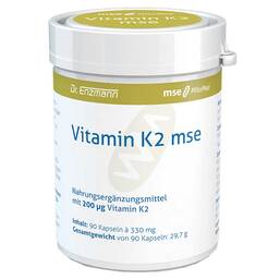 Abbildung: Vitamin K2 mse Kapseln Kapseln, 90 St PZN 11025003