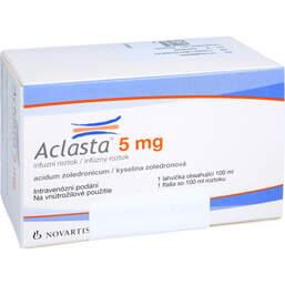 Abbildung: Aclasta 5 mg Infusionslösung 100 ml, Infusionslösung PZN 11030004