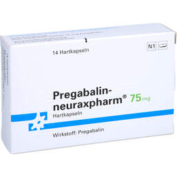 Abbildung: Pregabalin neuraxpharm 75 mg Hartkapseln 14 St, Hartkapseln PZN 11031386