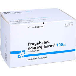 Abbildung: Pregabalin neuraxpharm 100 mg Hartkapseln 100 St, Hartkapseln PZN 11031446