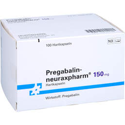 Abbildung: Pregabalin neuraxpharm 150 mg Hartkapseln 100 St, Hartkapseln PZN 11031469