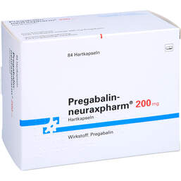 Abbildung: Pregabalin neuraxpharm 200 mg Hartkapseln 84 St, Hartkapseln PZN 11031498