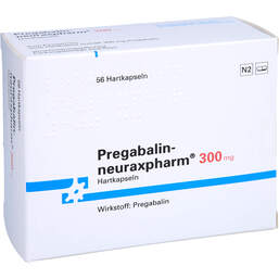 Abbildung: Pregabalin neuraxpharm 300 mg Hartkapseln 56 St, Hartkapseln PZN 11031541