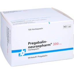 Abbildung: Pregabalin neuraxpharm 300 mg Hartkapseln 100 St, Hartkapseln PZN 11031558