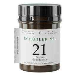 Abbildung: Schüssler Nr.21 Zincum chloratum D 6 Tabletten 400 St, Tabletten PZN 11031937