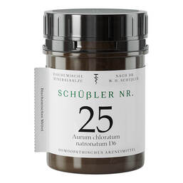 Abbildung: Schüssler Nr.25 Aurum chloratum natronat.D 6 Tabletten 400 St, Tabletten PZN 11031989