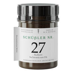 Abbildung: Schüssler Nr.27 Kalium bichromicum D 6 Tabletten 400 St, Tabletten PZN 11032003