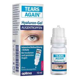 Abbildung: TEARS AGAIN® Hyaluron-Gel Augentropfen Augentropfen, 10 ml PZN 11034048
