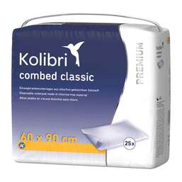 Abbildung: Kolibri combed Krankenunt.premium classic 60x90 cm 25 St, Beutel PZN 11036917