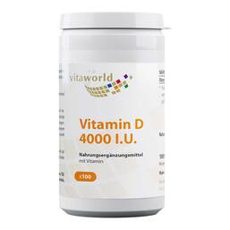 Abbildung: Vitamin D3 4000 I.E. Kapseln Kapseln, 100 St PZN 11038649