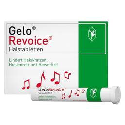 Abbildung: GeloRevoice® Halstabletten Kirsch-Menthol Lutschtabletten, 60 St PZN 11046850