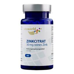 Abbildung: Zinkcitrat 30 mg Kapseln Kapseln, 60 St PZN 11050478