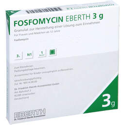 Abbildung: Fosfomycin Eberth 3 g Granulat zur Herstellung e.Lösung z.Ein 1 St, Granulat PZN 11050515