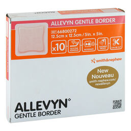 Abbildung: Allevyn Gentle Border 12,5x12,5 cm Verband 10 St, Verband PZN 11051621