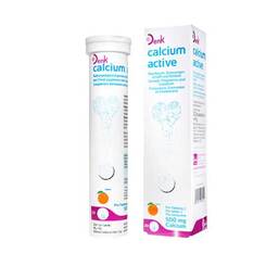 Abbildung: Calcium Active Denk 500 mg Brausetabletten 20 St, Brausetabletten PZN 11053985