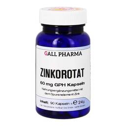 Abbildung: Zinkorotat 60 mg GPH Kapseln 90 St, Kapseln PZN 11075076