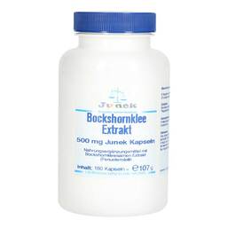 Abbildung: Bockshornklee Extrakt 500 mg Junek Kapseln 180 St, Kapseln PZN 11075484