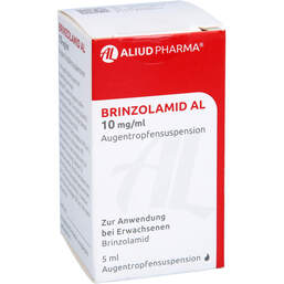 Abbildung: Brinzolamid AL 10 mg / ml Augentropfensuspension 5 ml, Augentropfen PZN 11075722
