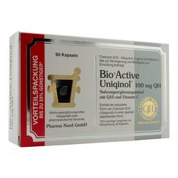 Abbildung: Bio Active Uniqinol 100 mg QH Kapseln Kapseln, 90 St PZN 11077632