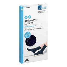 Abbildung: Provital Komfortsocken women Größe 35 - 38 marine 2 St PZN 11080887