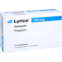 Abbildung: Lyrica 100 mg Hartkapseln 100 St, Hartkapseln PZN 11081295