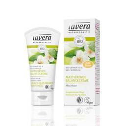 Abbildung: Lavera mattierende Balancecreme grüner Tee Creme, 50 ml PZN 11090561