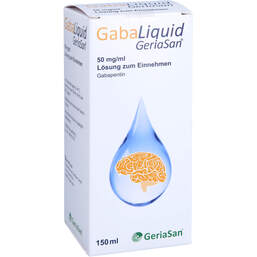 Abbildung: Gabaliquid Geriasan 50 mg / ml Lösung zum Einnehmen 150 ml, Lösung zum Einnehmen PZN 11090880