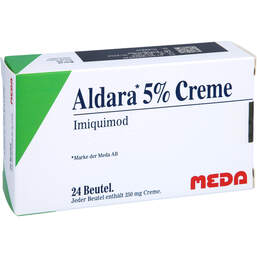 Abbildung: Aldara 5% Creme Sachets 24 St, Creme PZN 11095593
